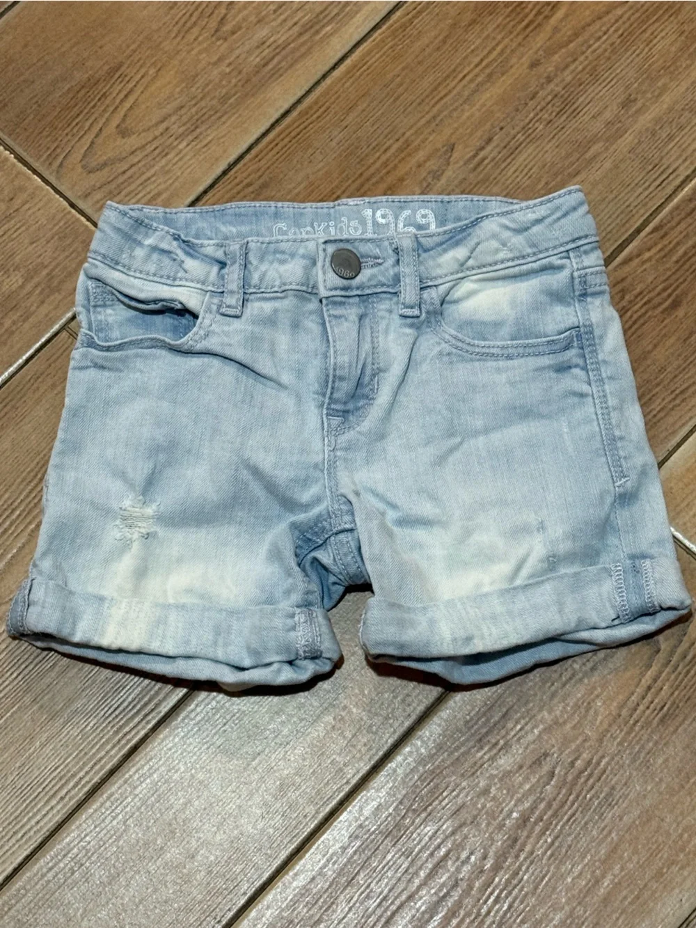 GAPKids Light Wash Denim Shorts